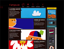 Tablet Screenshot of lampoule.com